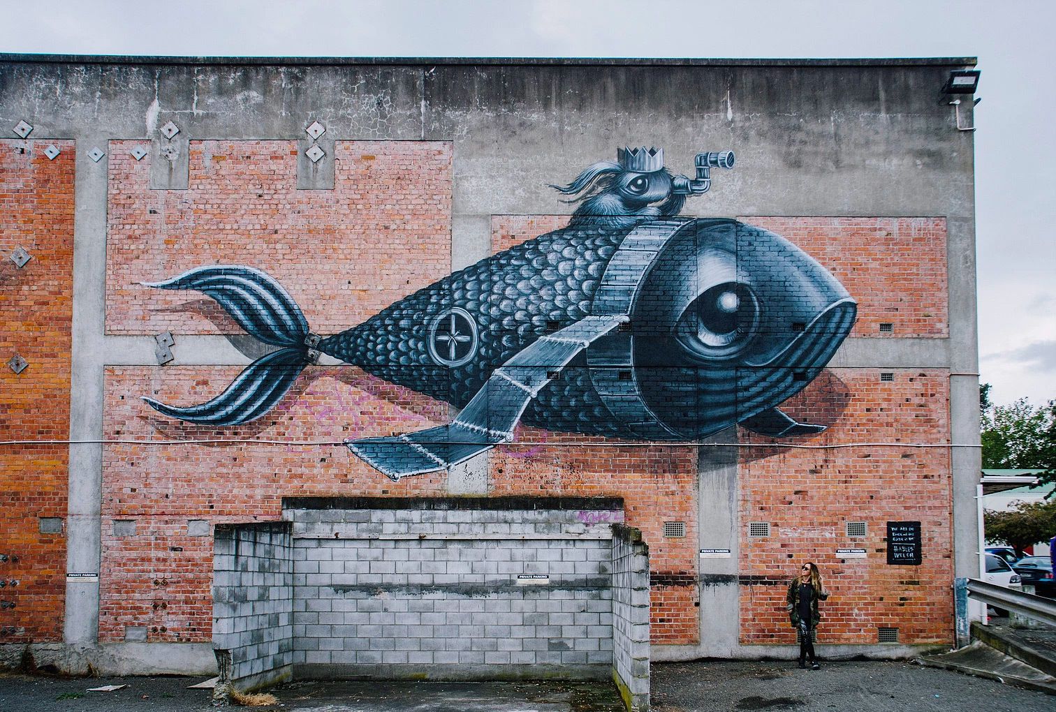 墙绘作品街头随处可见,这样富有想象力的墙绘作品才叫街头艺术