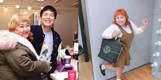 如果平常有在看韩国综艺的话,一定认识洪允花这个喜剧演员,胖胖的笑