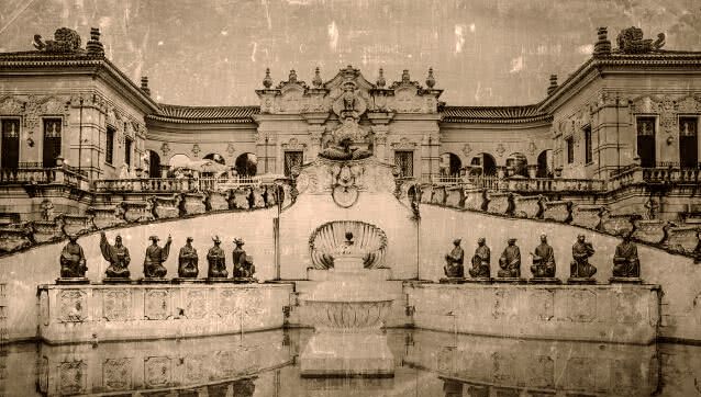 圆明园珍贵老照片:被毁之后有老外合影,被毁之前精美的让人窒息