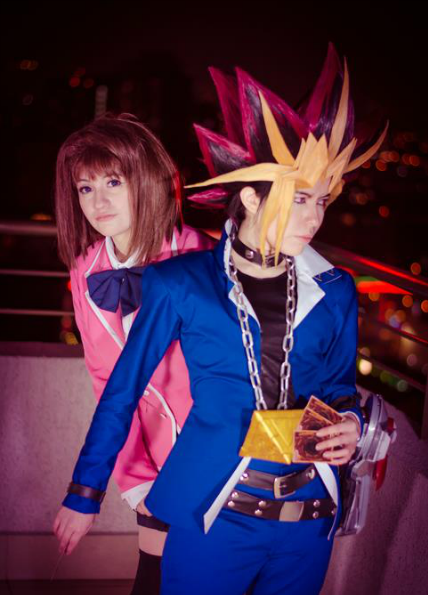 游戏王cos网友武藤游戏不愧是社会人头发还能五颜六色