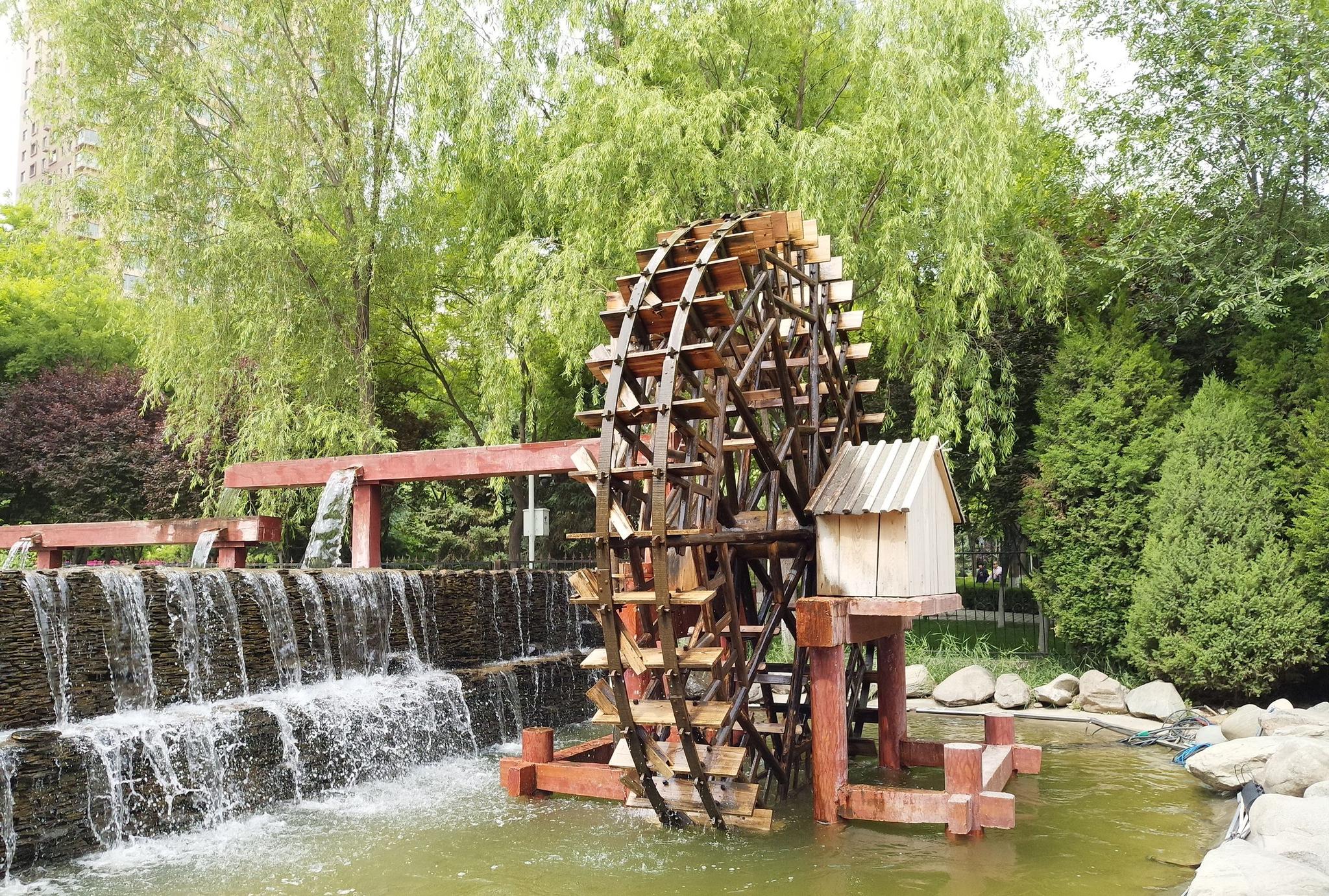 游览兰州水车博览园|水车博览园|兰州|水车_新浪新闻