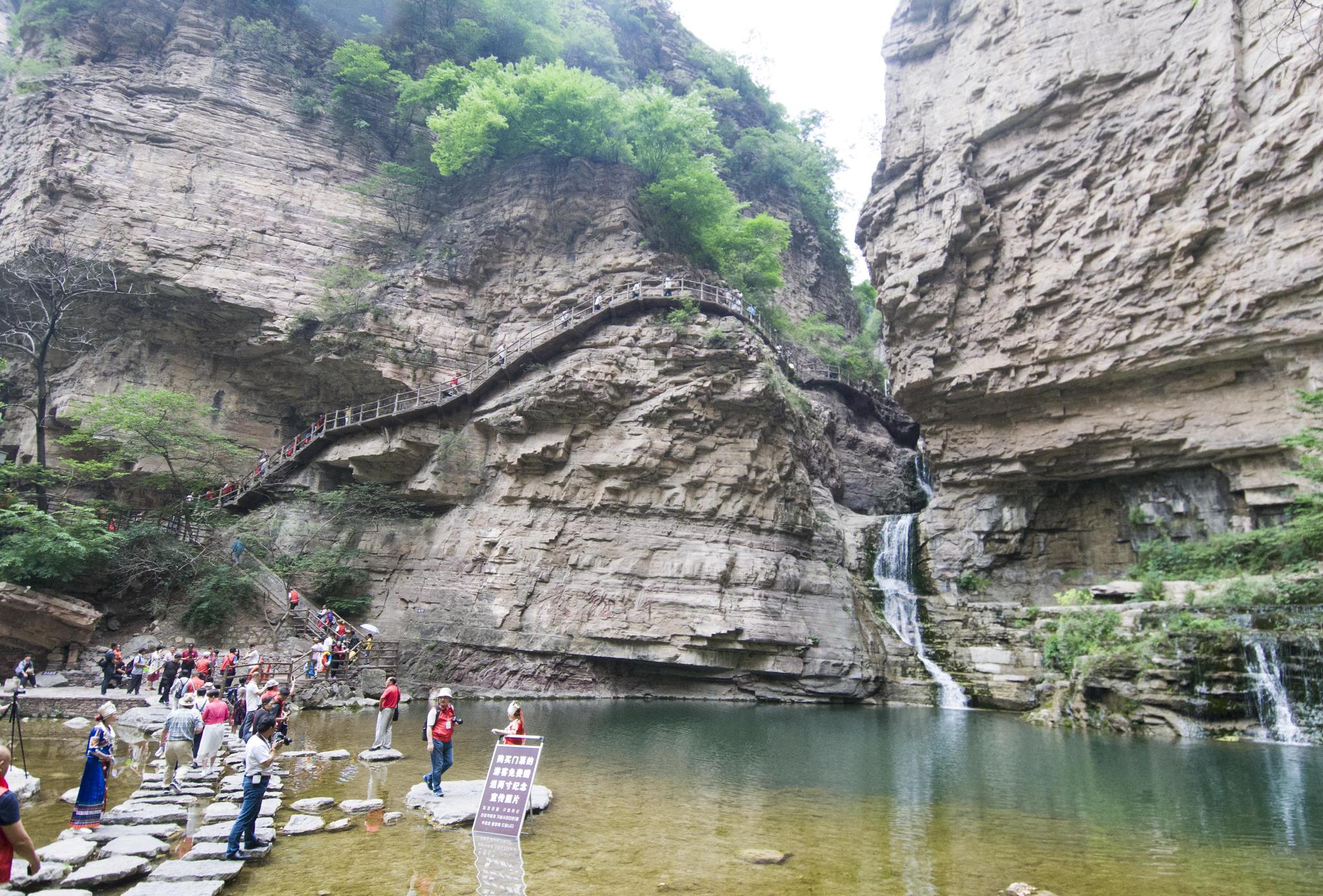 河南安陽林州太行大峽谷景色雄偉壯麗