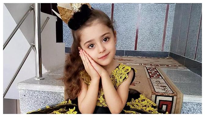 伊朗8岁女孩因长得太美,父亲辞职做贴身保镖!