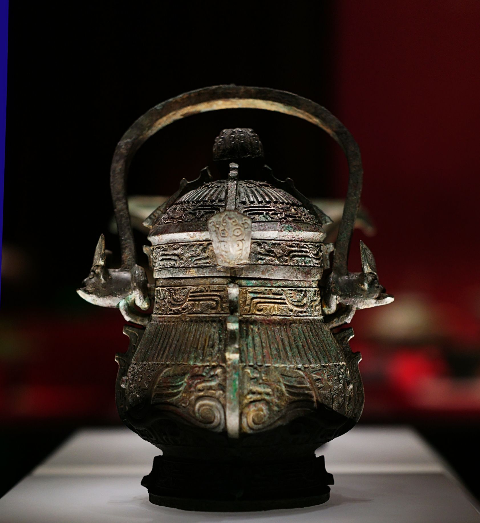 山西青铜博物馆展出的古代青铜器