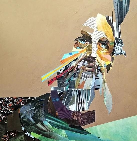 英国艺术家帕特里克布雷默的拼贴艺术作品