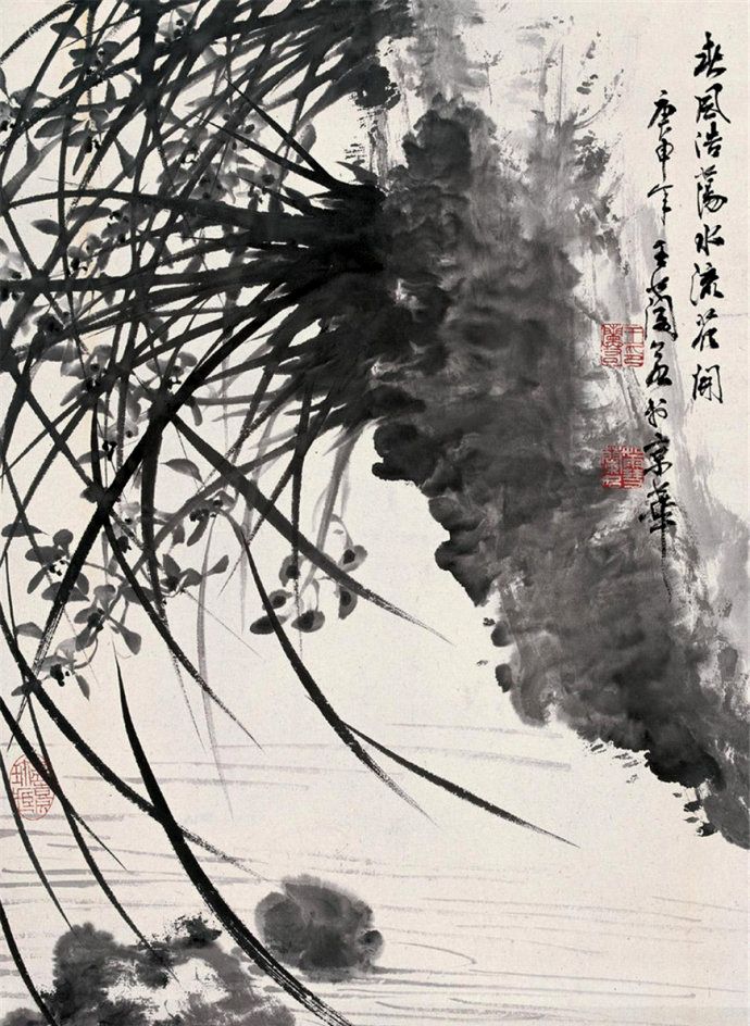 守享遐龄的大画家王兰若画梅兰竹菊