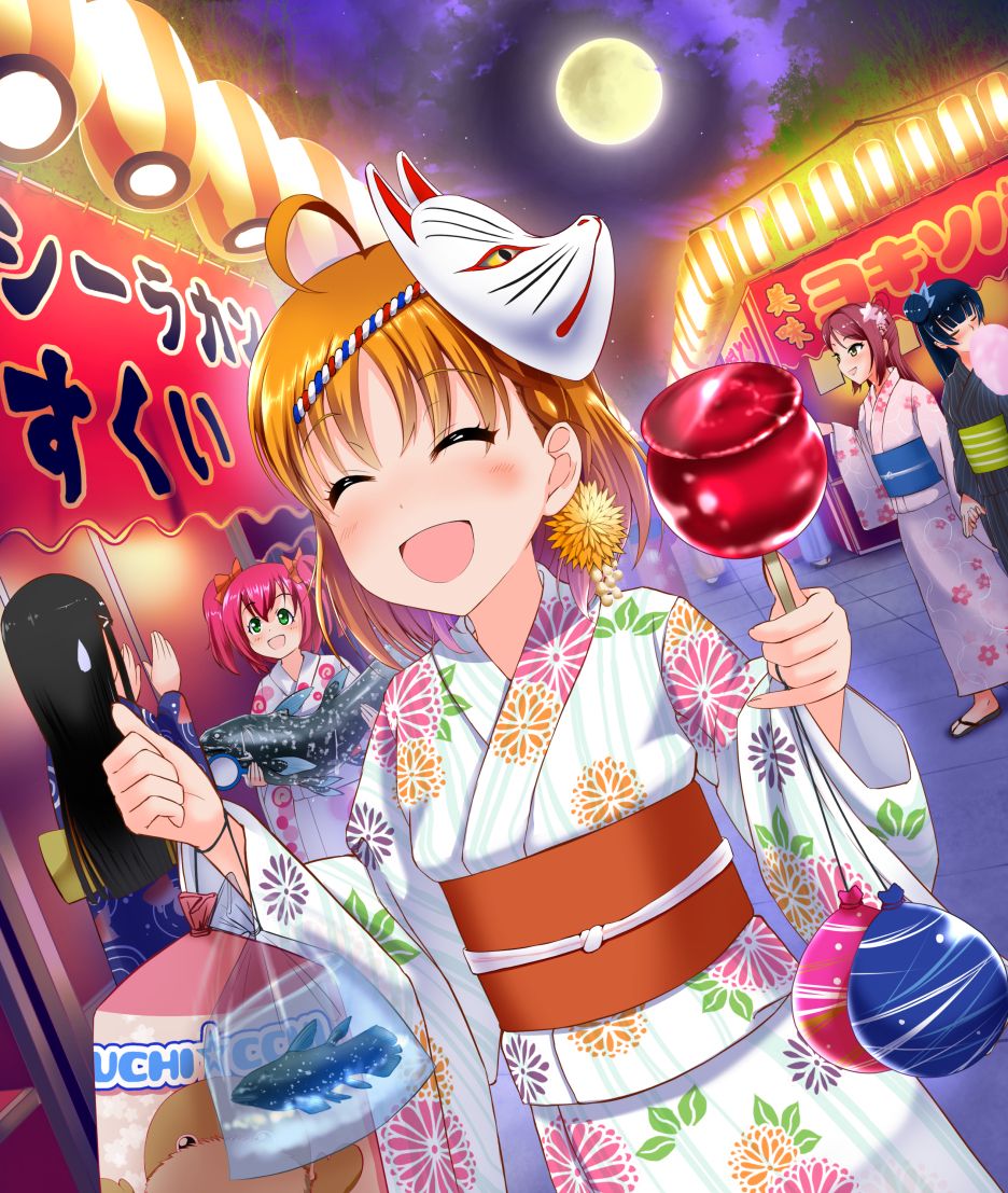 二次元女神美图,想和少女牵手游玩夏日祭