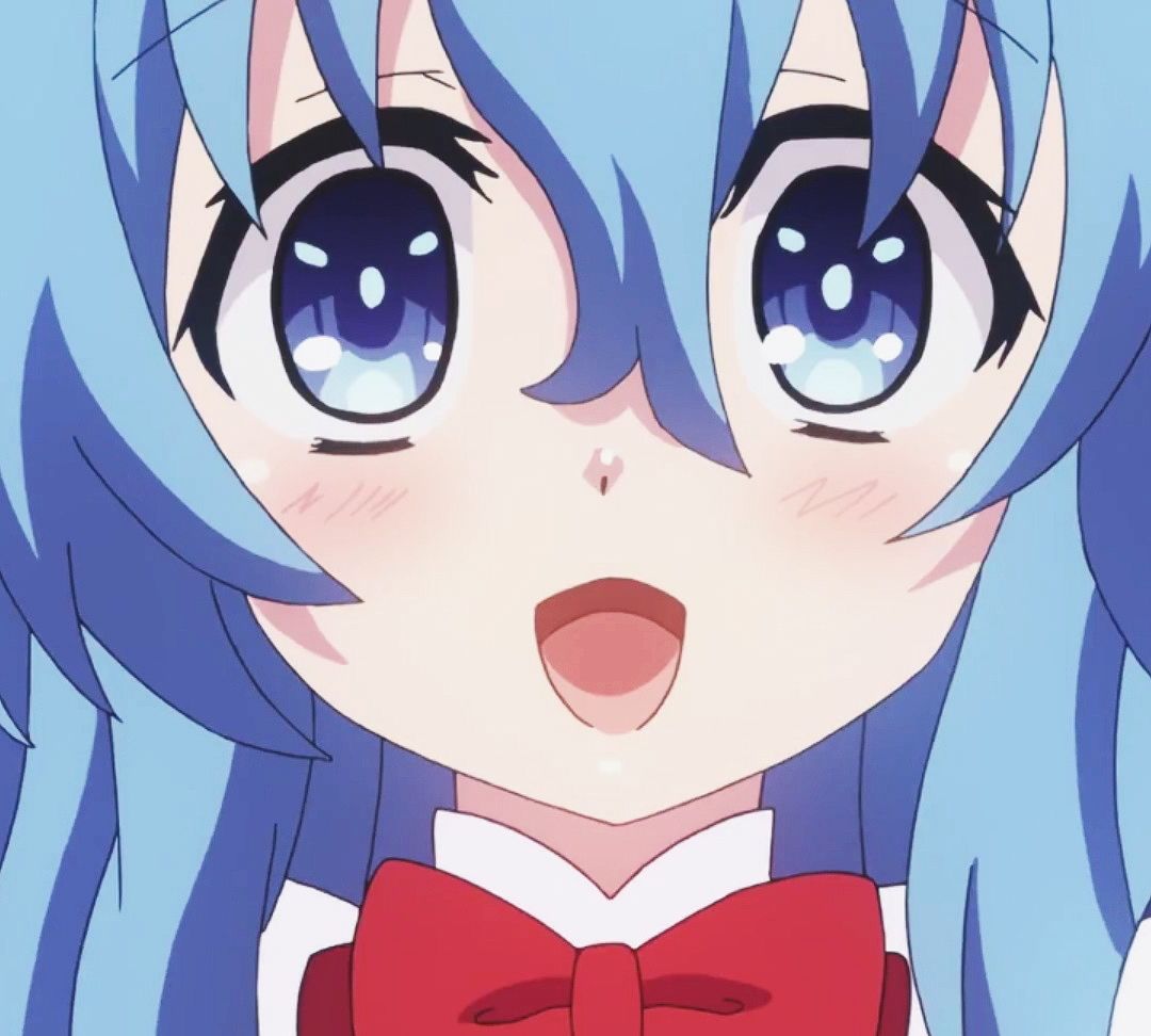 萌系动漫头像,和五河士道一起约会吃饭的四糸乃