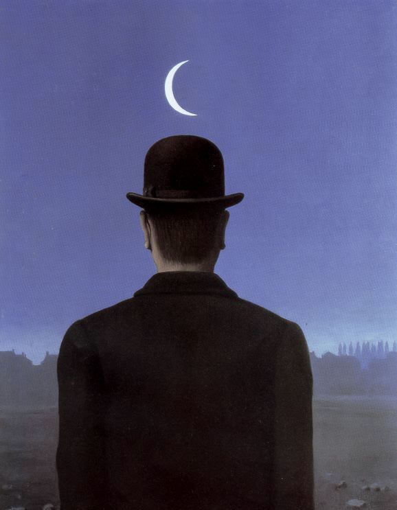 月亮超现实主义画家马格里特作品欣赏
