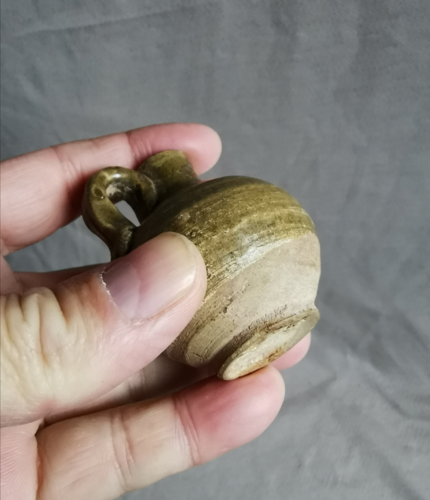 唐代岳州窑青瓷砚滴