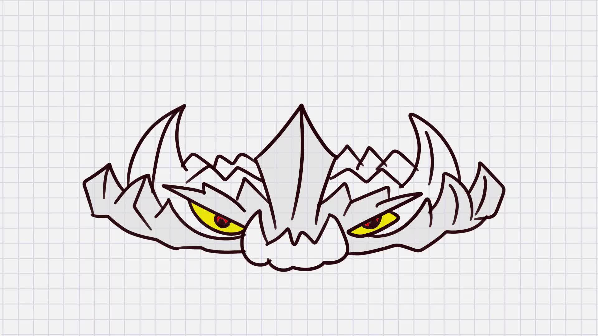 植物大战僵简笔画,画植物大战僵尸中的地刺简笔画