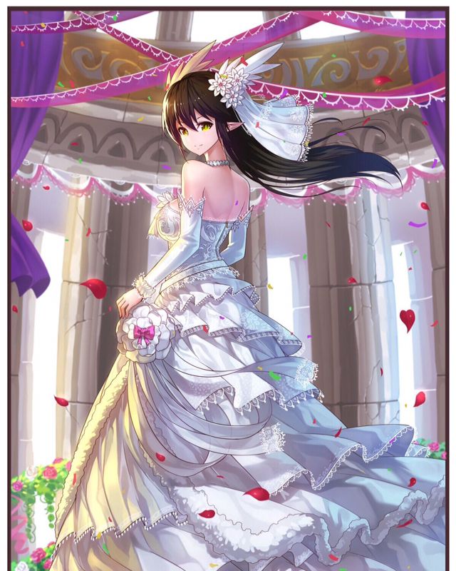 动漫婚纱壁纸分享当春天来临