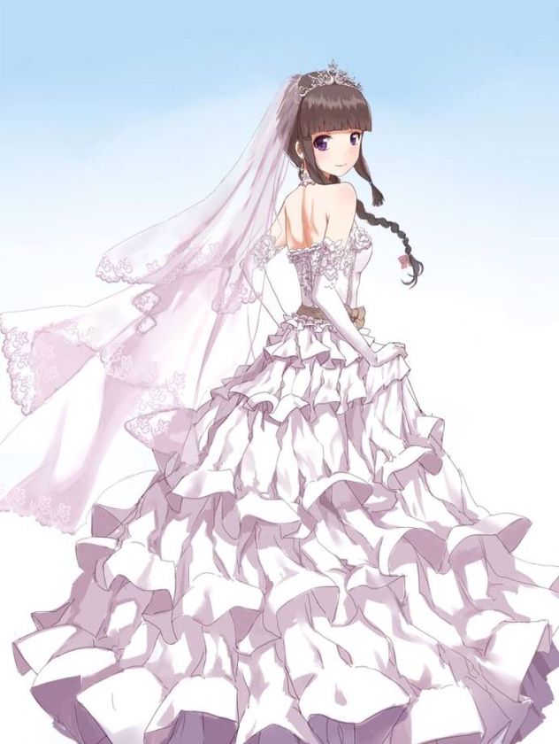 动漫婚纱壁纸分享当春天来临