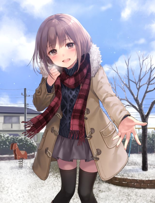 美丽的冬季,动漫美女们也换上了新的服装,萌系指数蹭蹭上涨