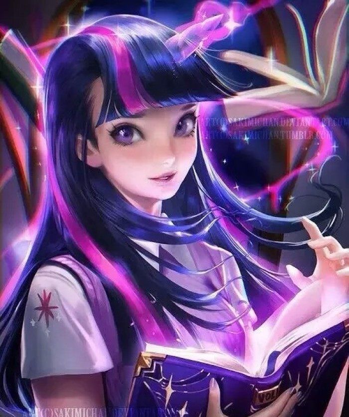 小马宝莉拟人动漫,不同的紫悦碧琪,网友喜欢最后一个云宝!