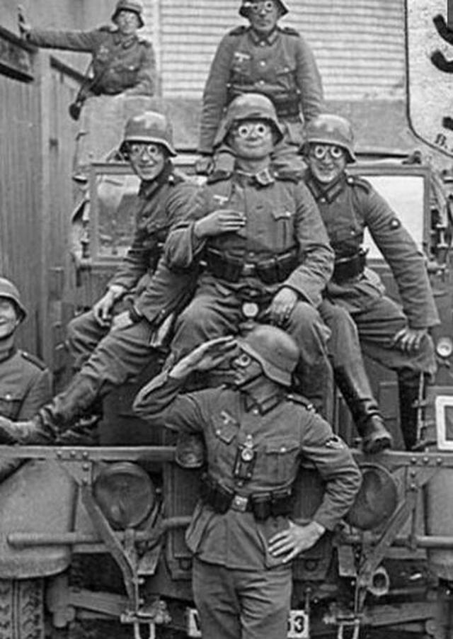 二战德国纳粹士兵不为人知的逗比日常,让人啼笑皆非啊!