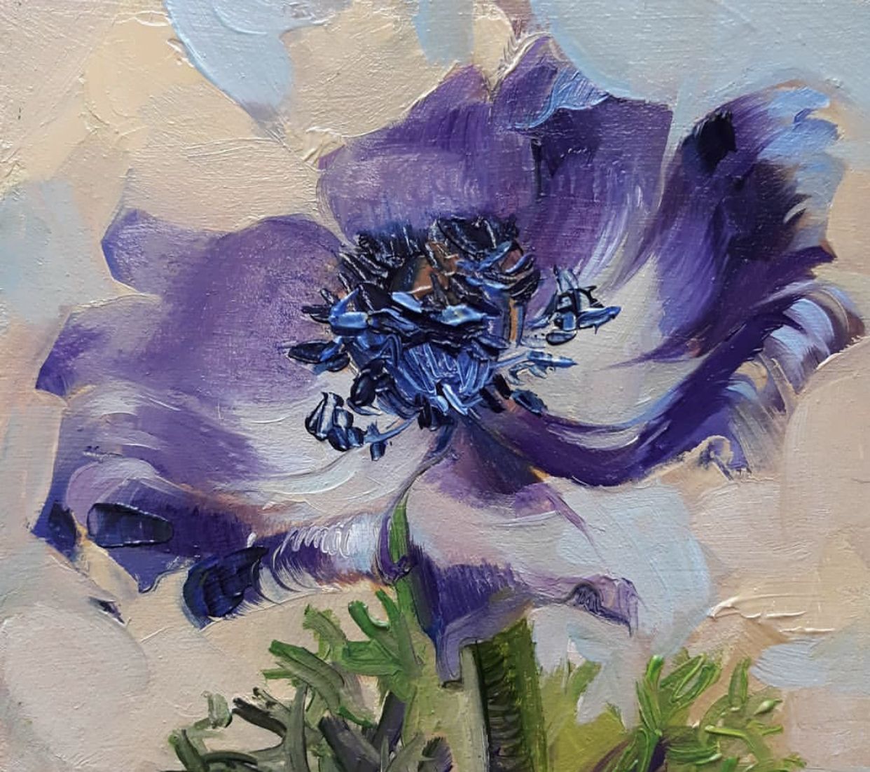 外国艺术家笔下的花卉油画