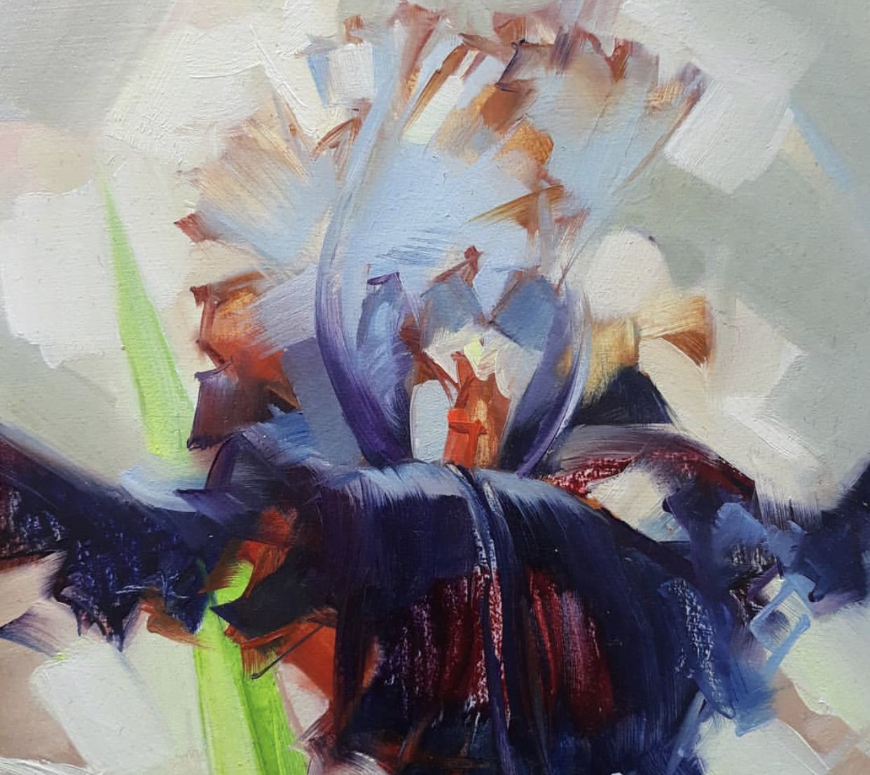 外国艺术家笔下的花卉油画