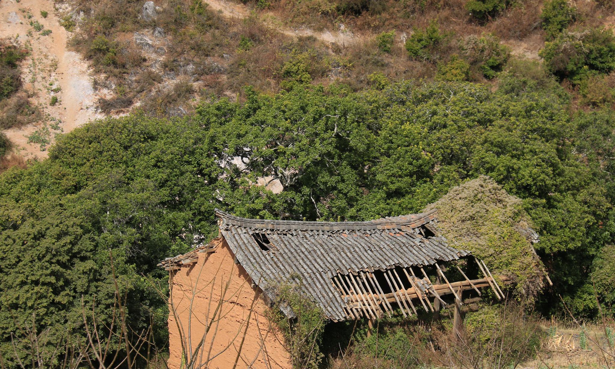 云南红土高原上的那些山村里的房子