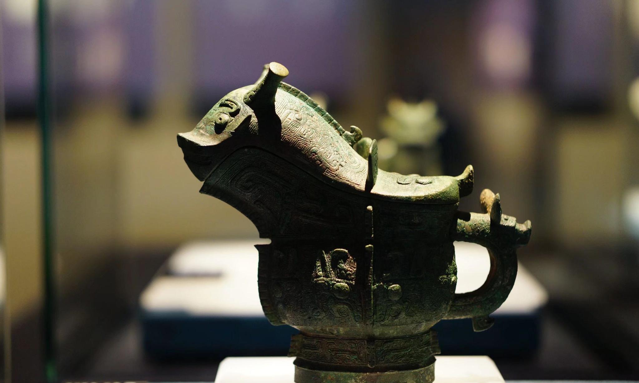 山西青铜博物馆展出的古代青铜器