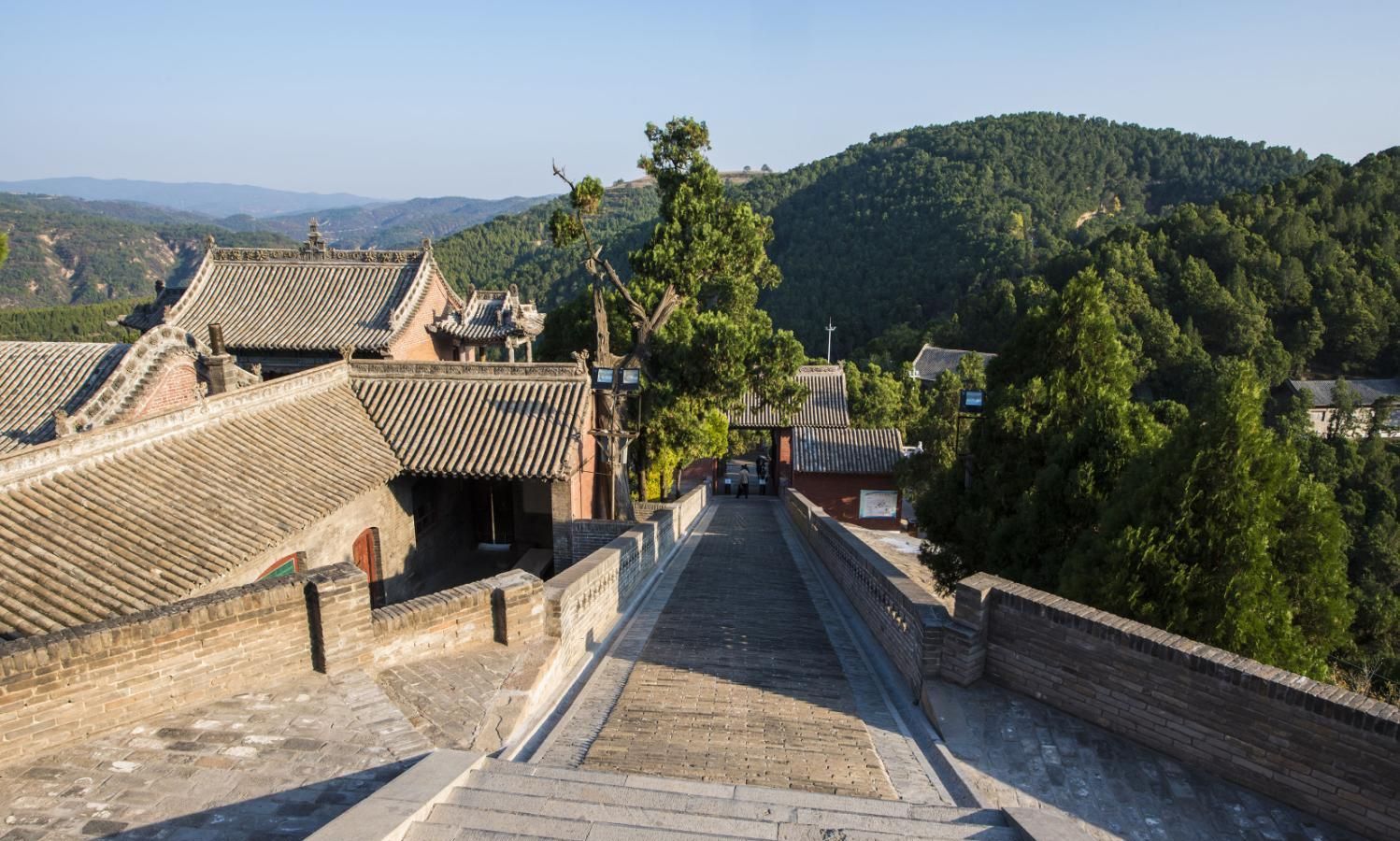 旅途中的美好回忆临汾市蒲县东岳庙风光