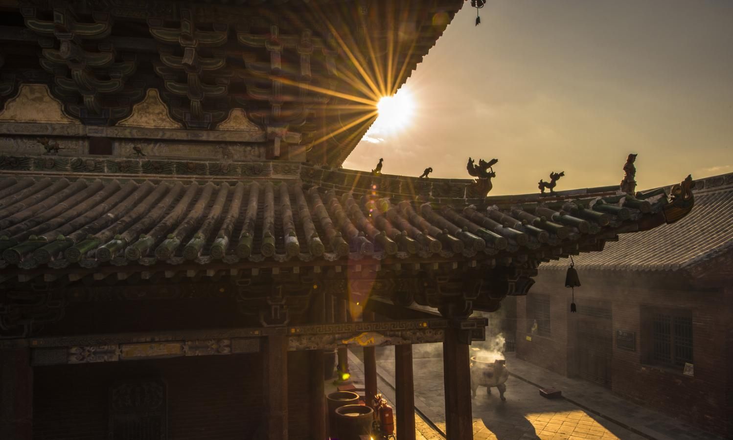 旅途中的美好回忆临汾市蒲县东岳庙风光