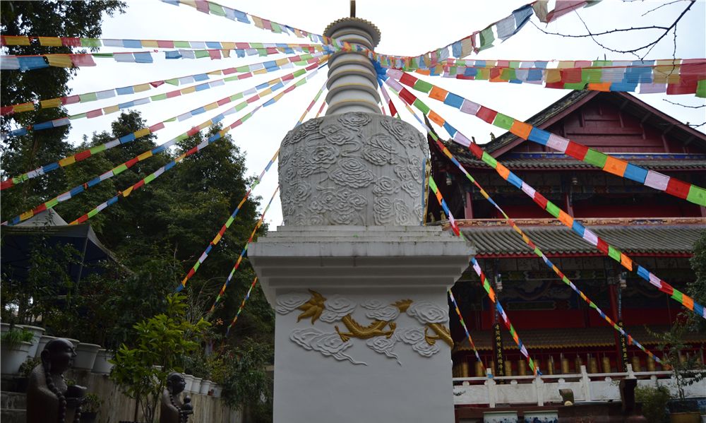 南岳明心寺,温江最早佛教寺庙