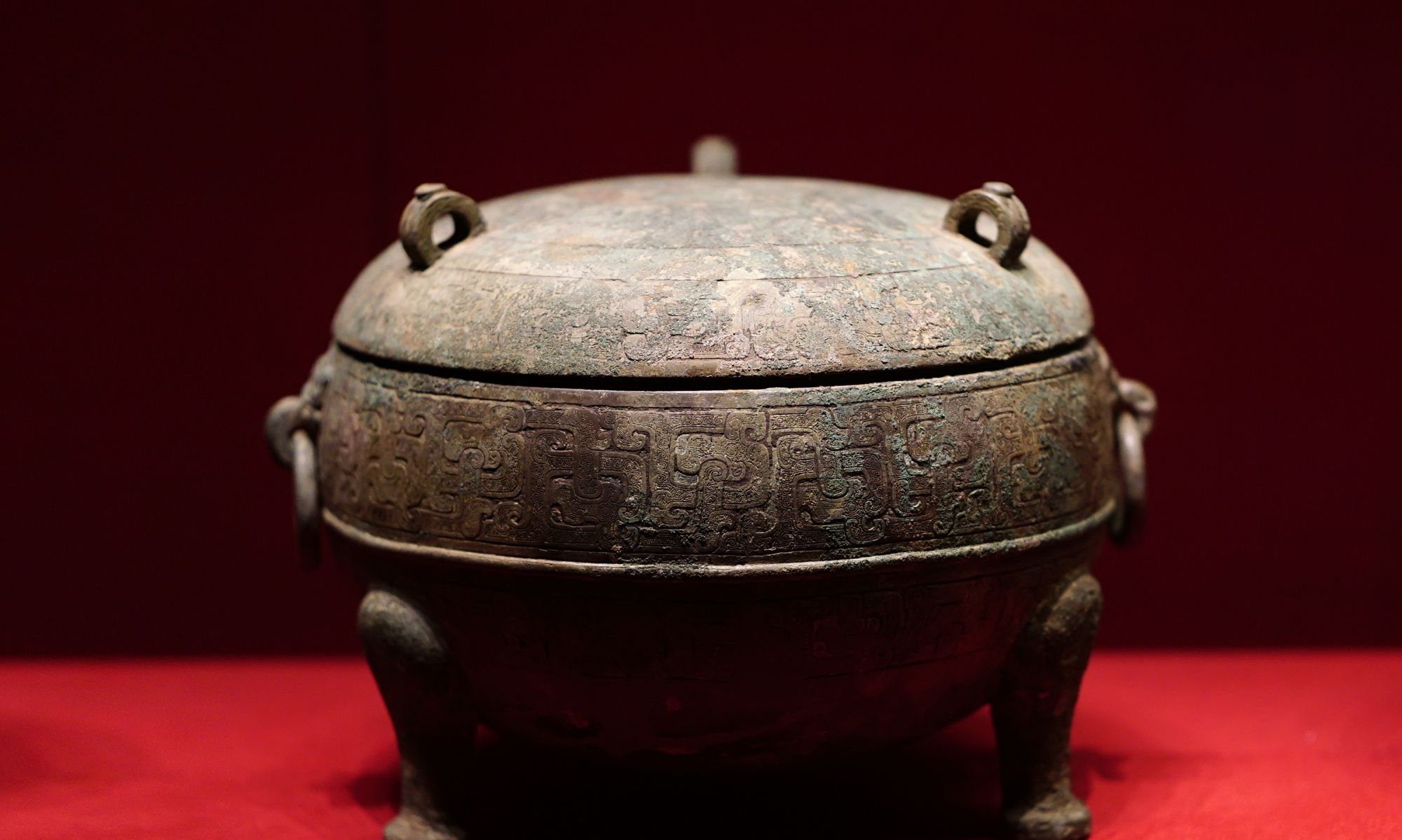 山西青铜博物馆展出的古代青铜器