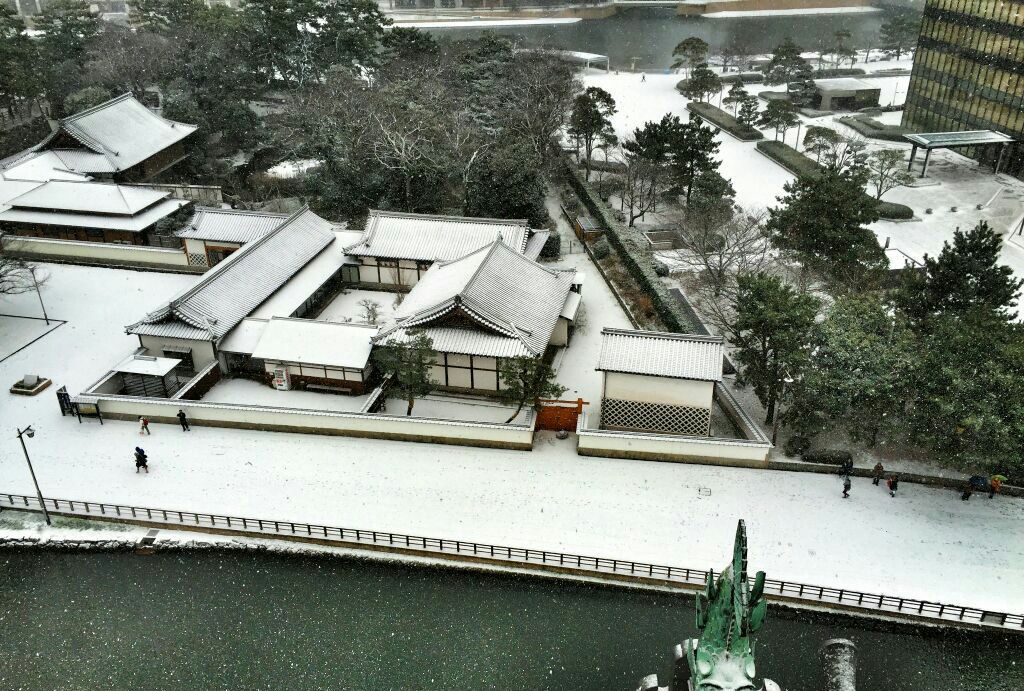 福冈县小仓城 建筑独特 宏伟壮观