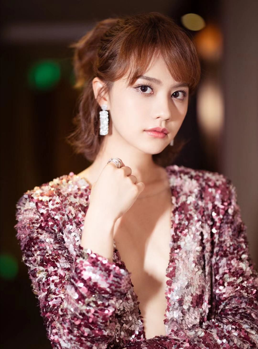 演员姜珮瑶美图清新迷人