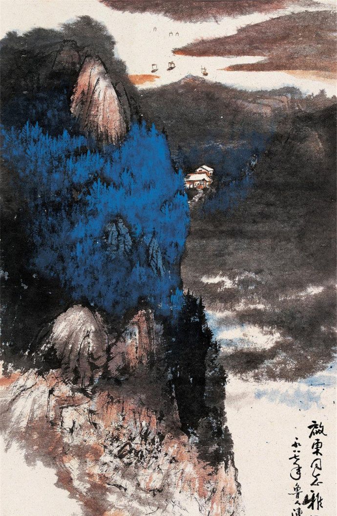 北京画院一级美术师陈维信山水画作品欣赏