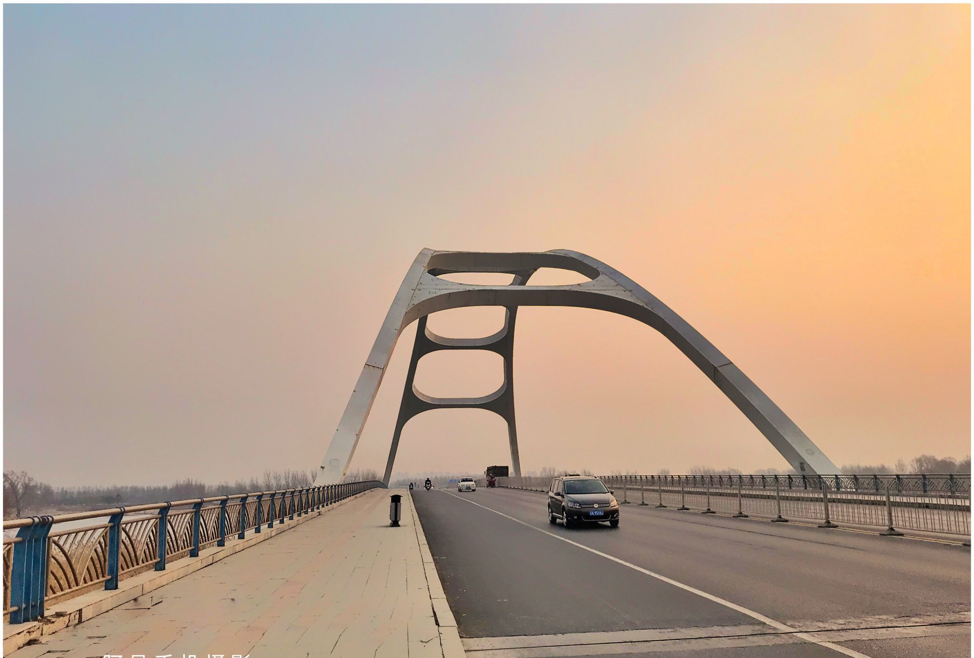 沈阳于洪区,蒲河大桥风光