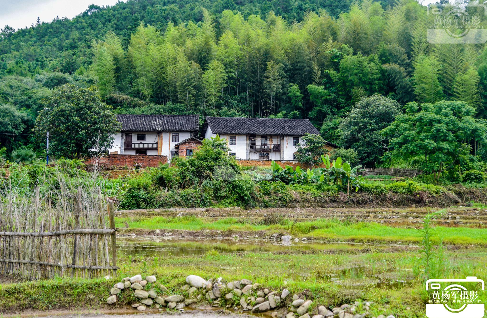 于都县井前村竹林下的老屋