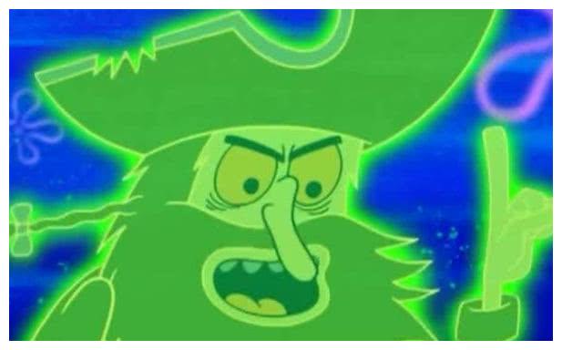 海绵宝宝的脑子是最可怕的地方幽灵船长不服刚进去就出来了