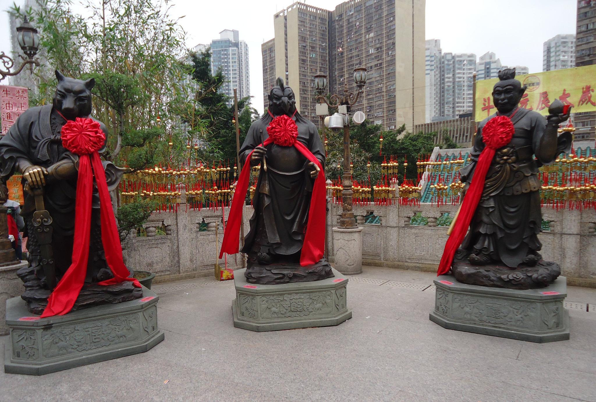 三教合一的著名庙宇香港黄大仙祠