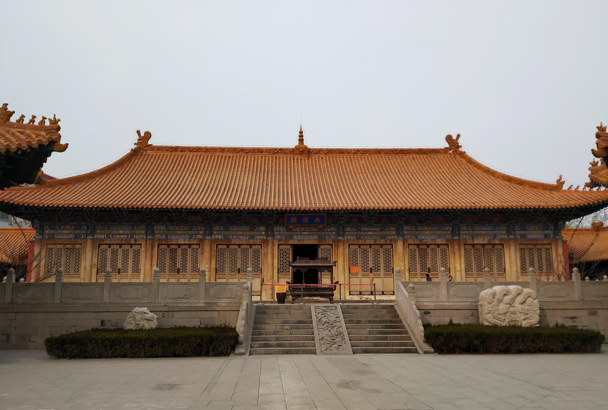 济南府学文庙·庄严肃穆|府学文庙|济南|庙门|方亭|园亭_新浪新闻