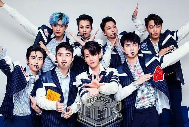 exo合照大合集,相亲相爱的一家人,未来继续加油呀