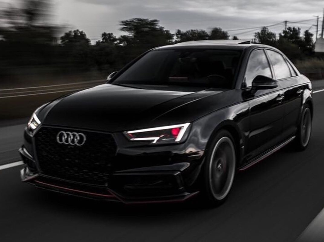 最帅最邪恶的"红眼"全黑奥迪s4!_高清图集_新浪网