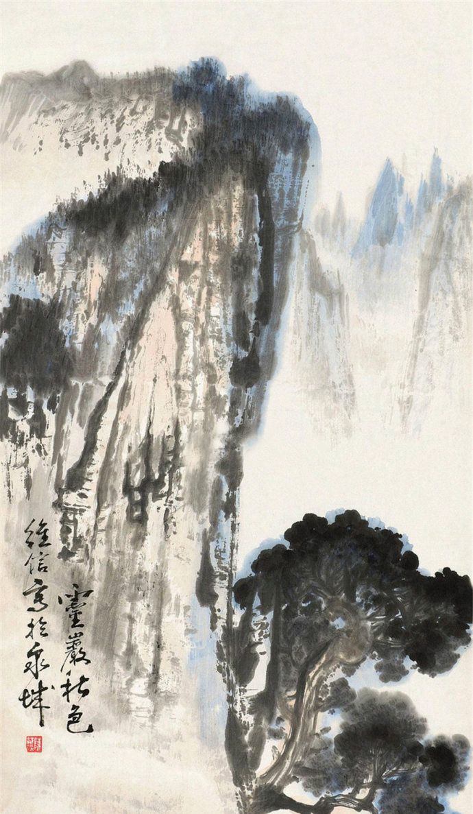 北京画院一级美术师陈维信山水画作品欣赏