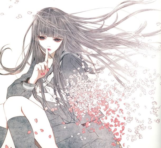 地狱少女壁纸:不论是何姿态的阎魔爱,都美丽的让人惊艳