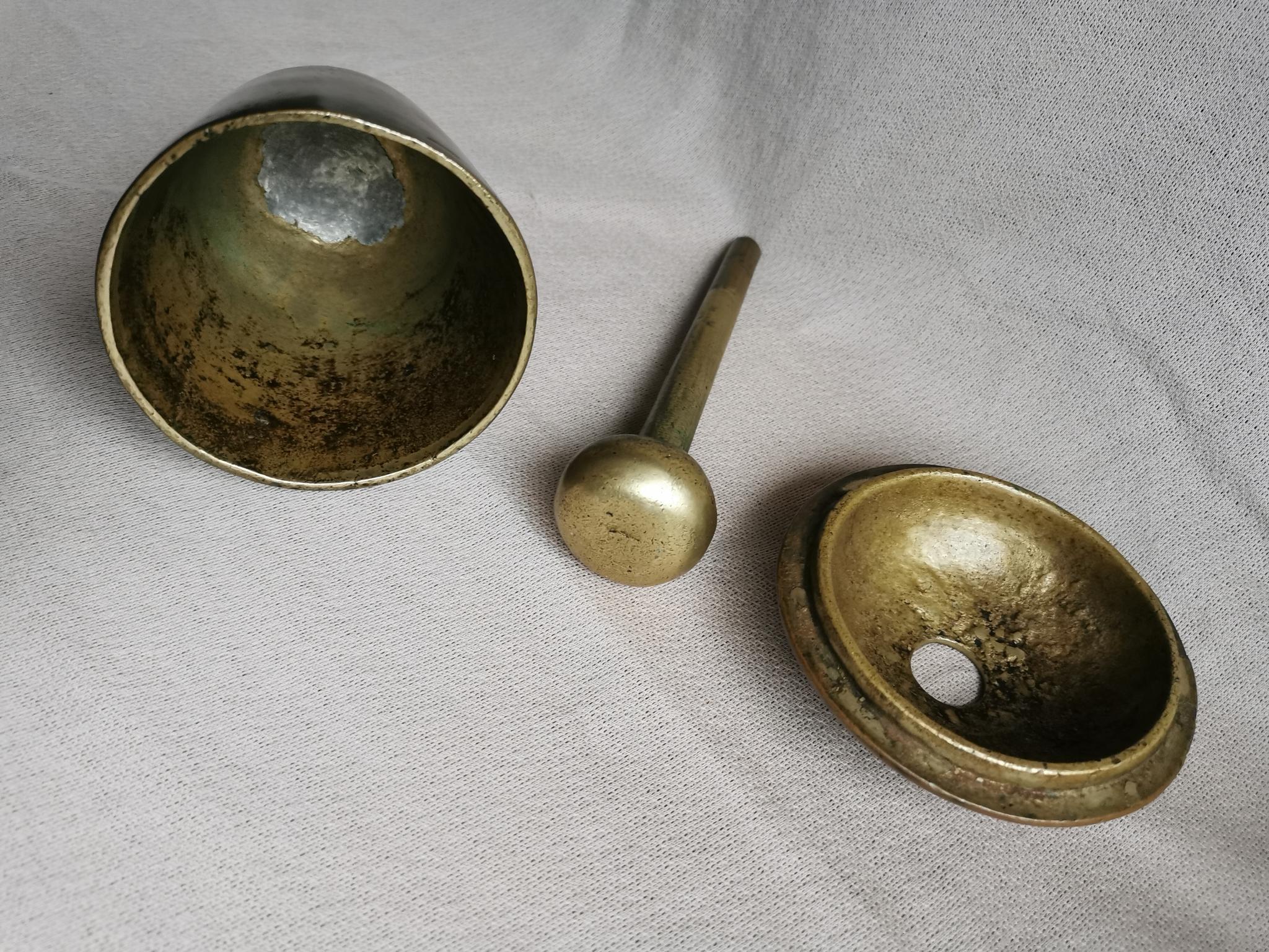 中国古代中药捣药工具“铜臼杵”|中药|工具|铜质_新浪新闻