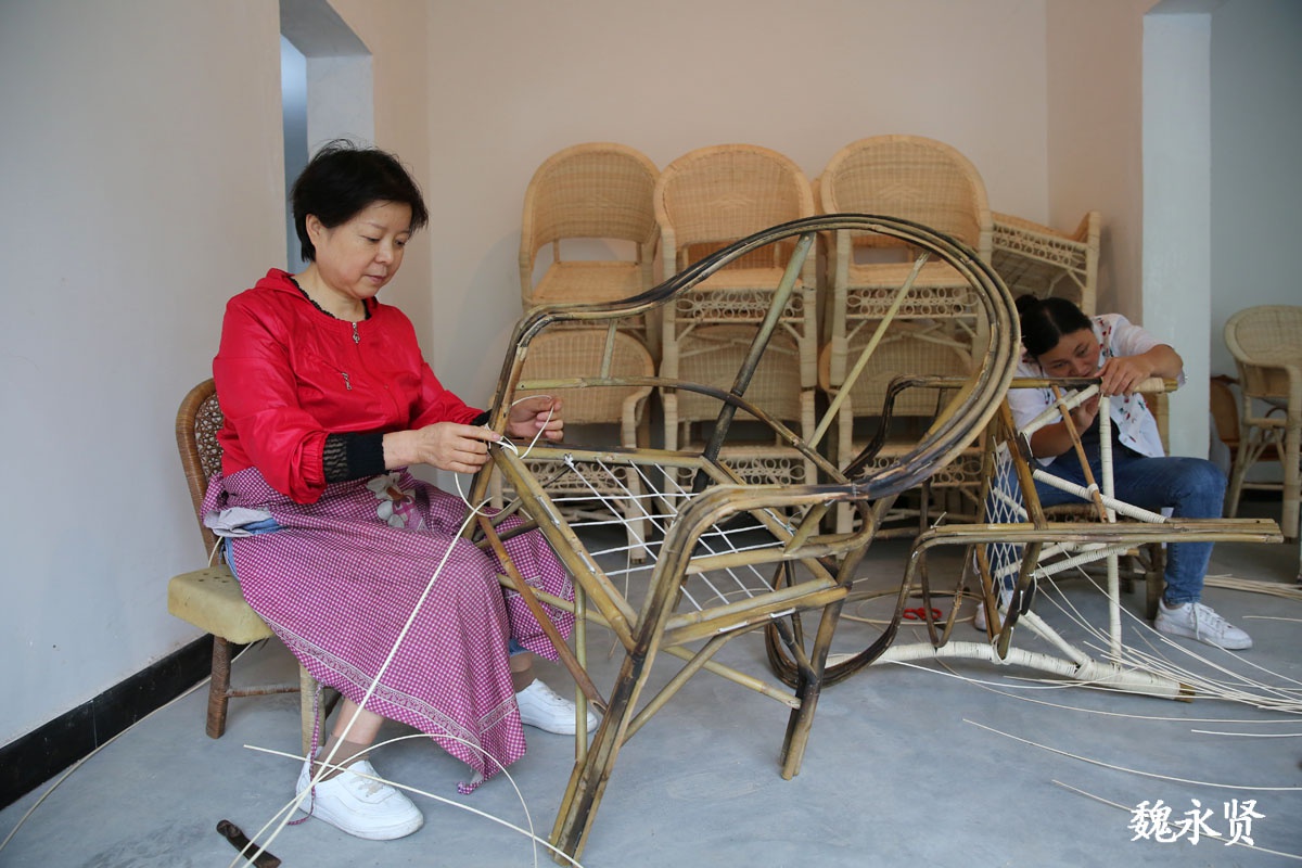 她编了36年藤椅,有手艺不怕下岗,在家编不但自由还挣得更多