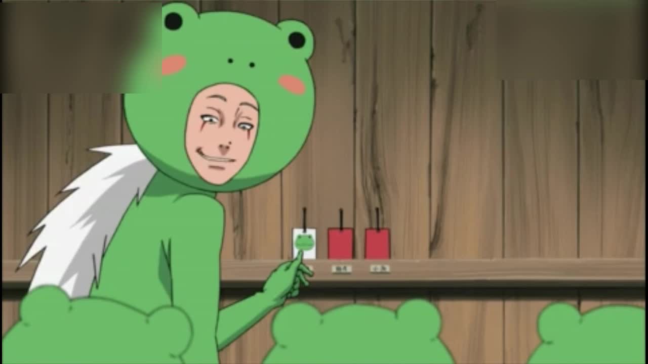 自来也说这是青蛙版,正面是白色,背面是红色!