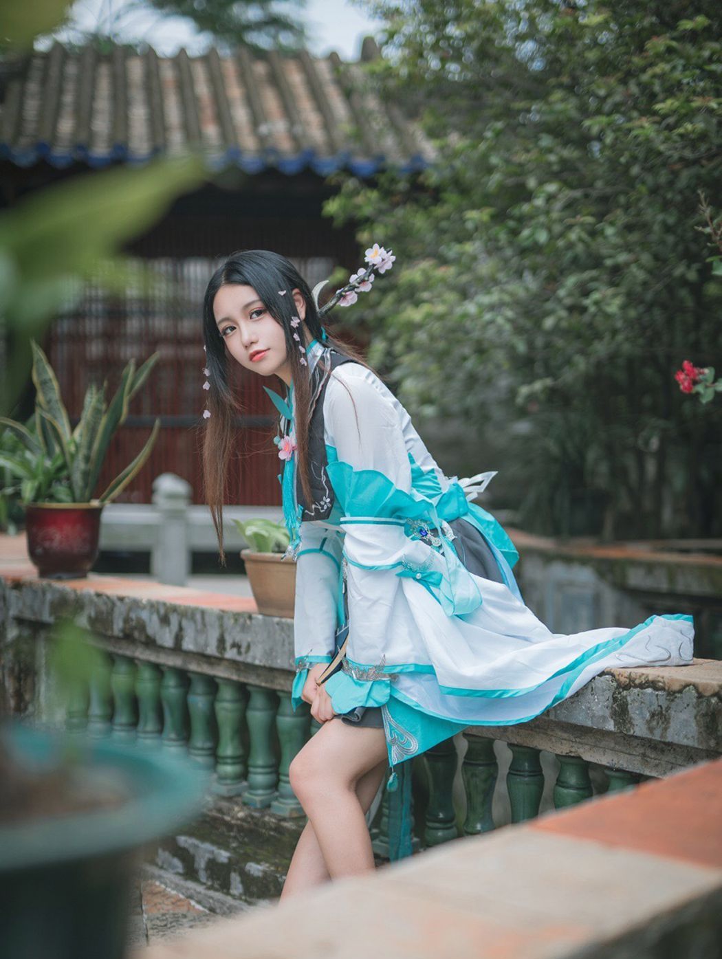 剑网3雪河琴萝cos:池塘生春草,园柳变鸣禽|导演|团队|鱼_新浪新闻