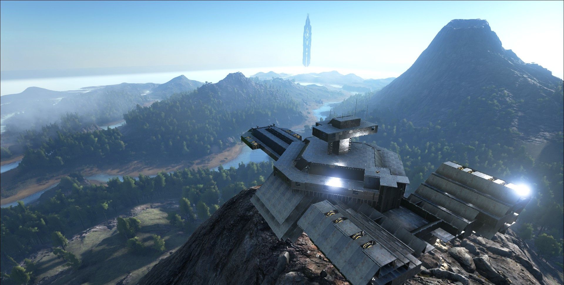 方舟生存进化鬼才建筑欣赏我们可能玩的不是一个游戏