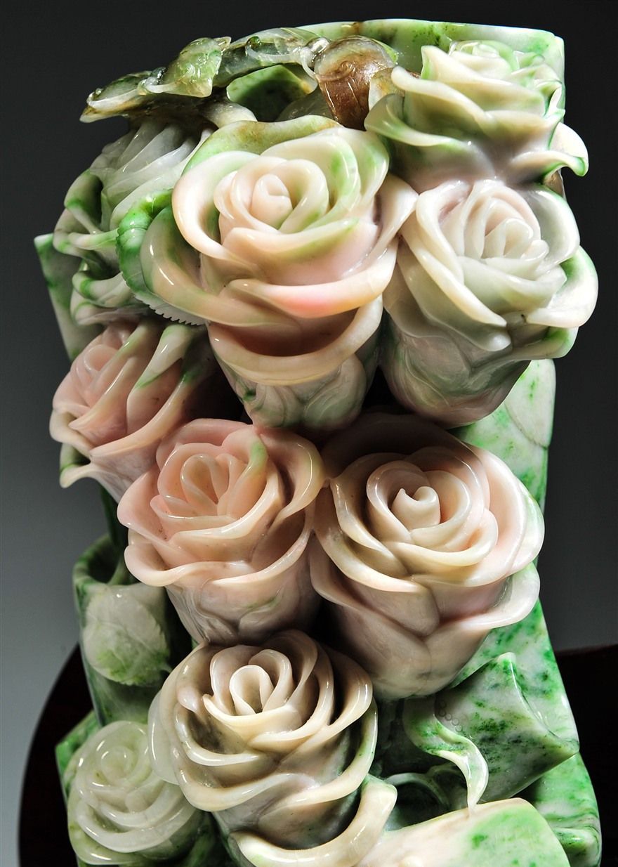 独山玉作品雅赏手留余香