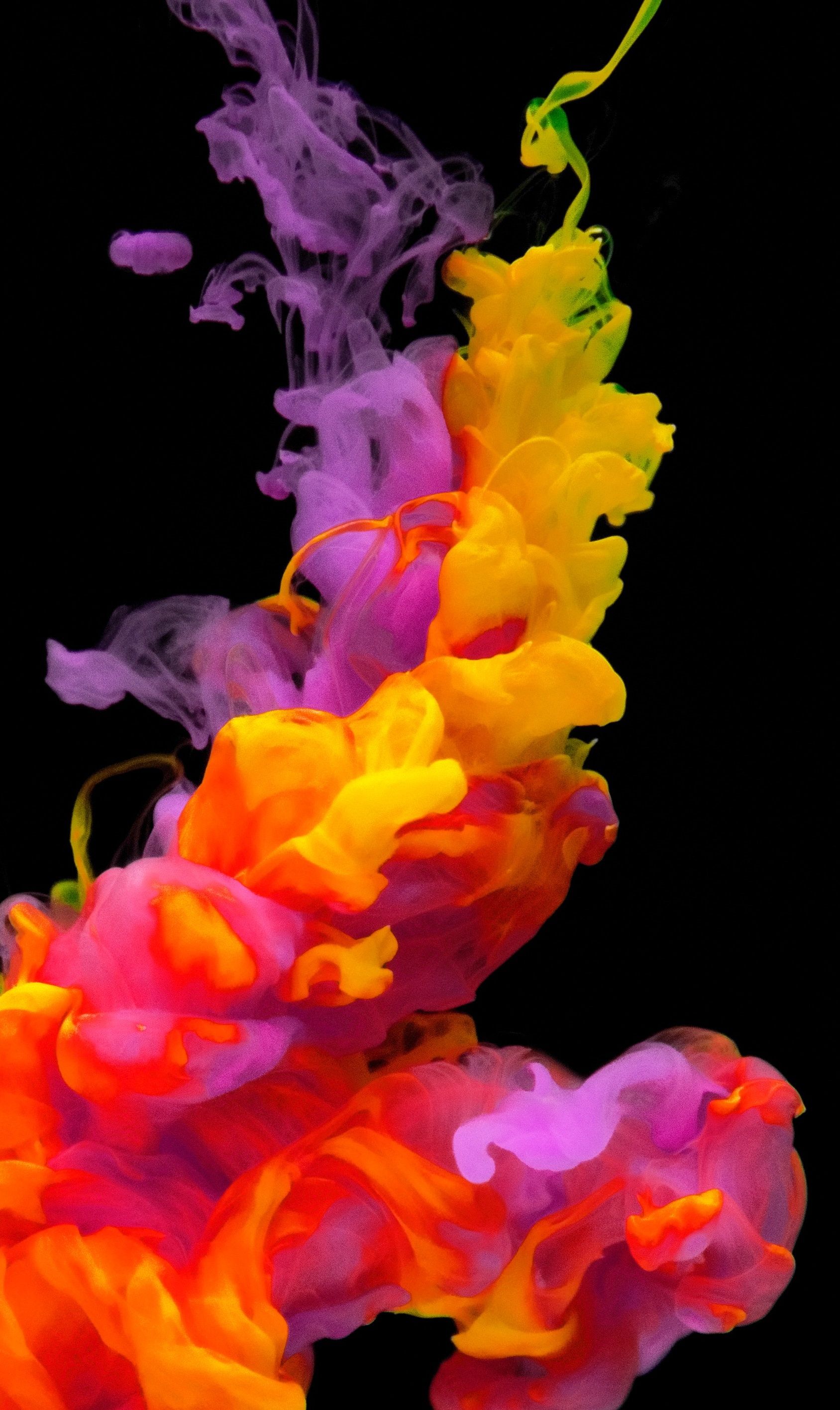 色彩交汇美到爆的多彩手机壁纸让你的手机不在低调