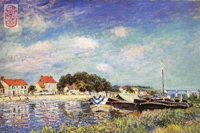 印象派大师西斯莱晚期油画作品欣赏