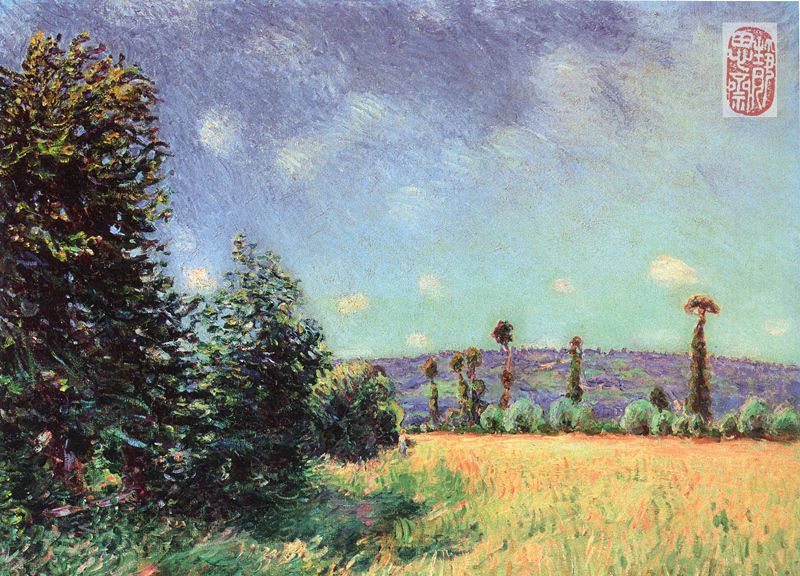 印象派大师西斯莱晚期油画作品欣赏