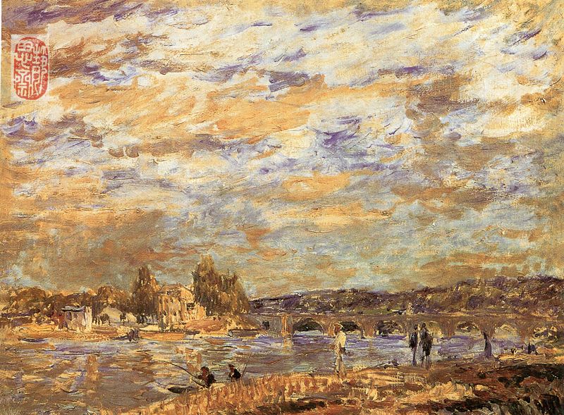 印象派大师西斯莱晚期油画作品欣赏